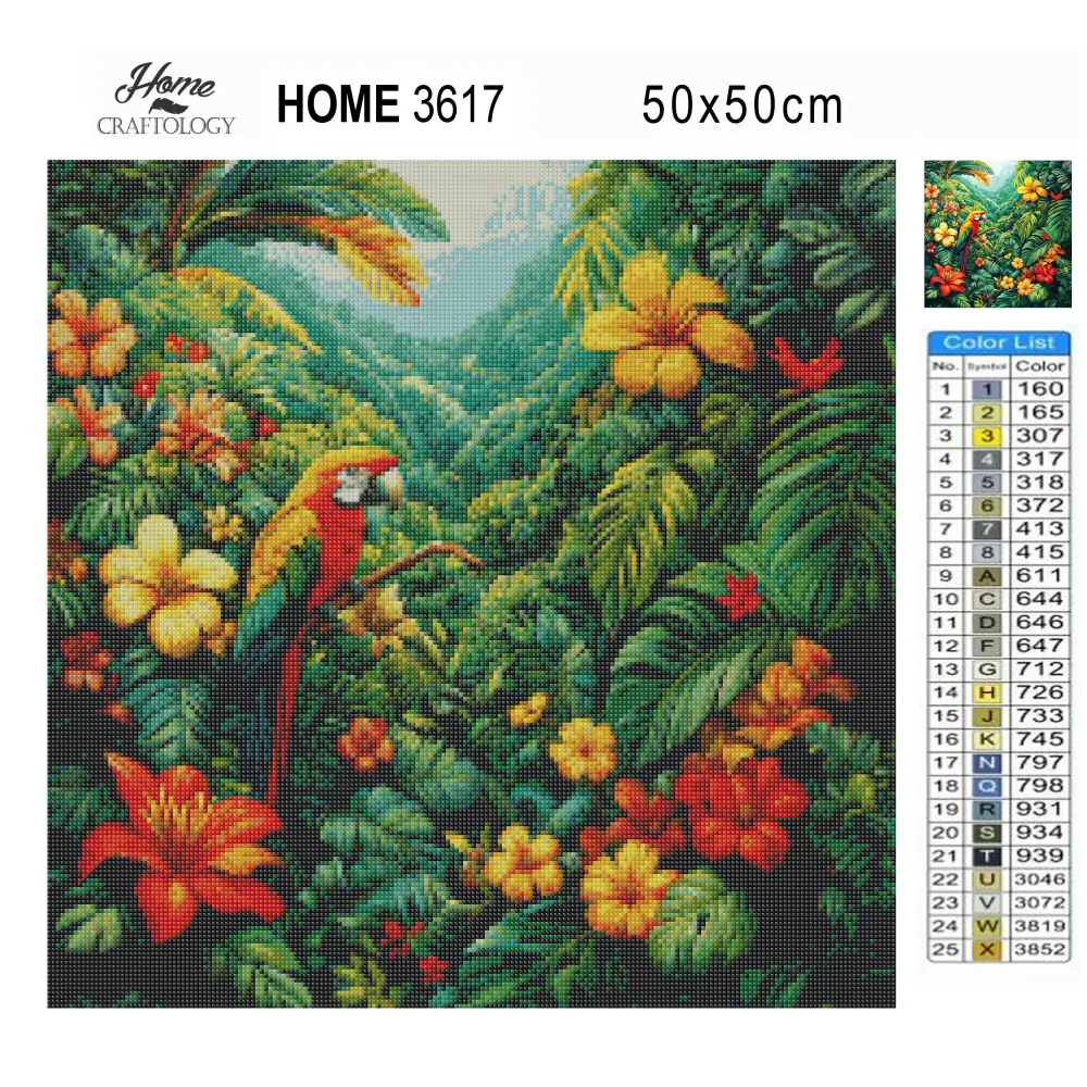 New! Rainforest - Exclusive Premium Diamond Painting Kit - Diamond Painting Kit