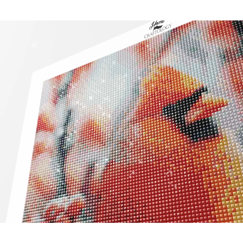 New! Red Cardinal Bird - Exclusive Premium Diamond Painting Kit - Diamond Painting Kit