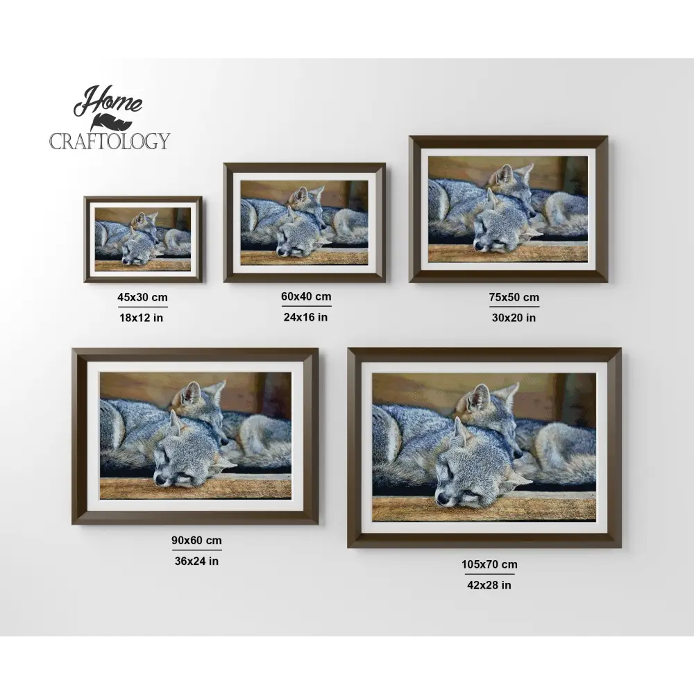 New! Silver Fox - Premium Diamond Painting Kit - Diamond Painting Kit