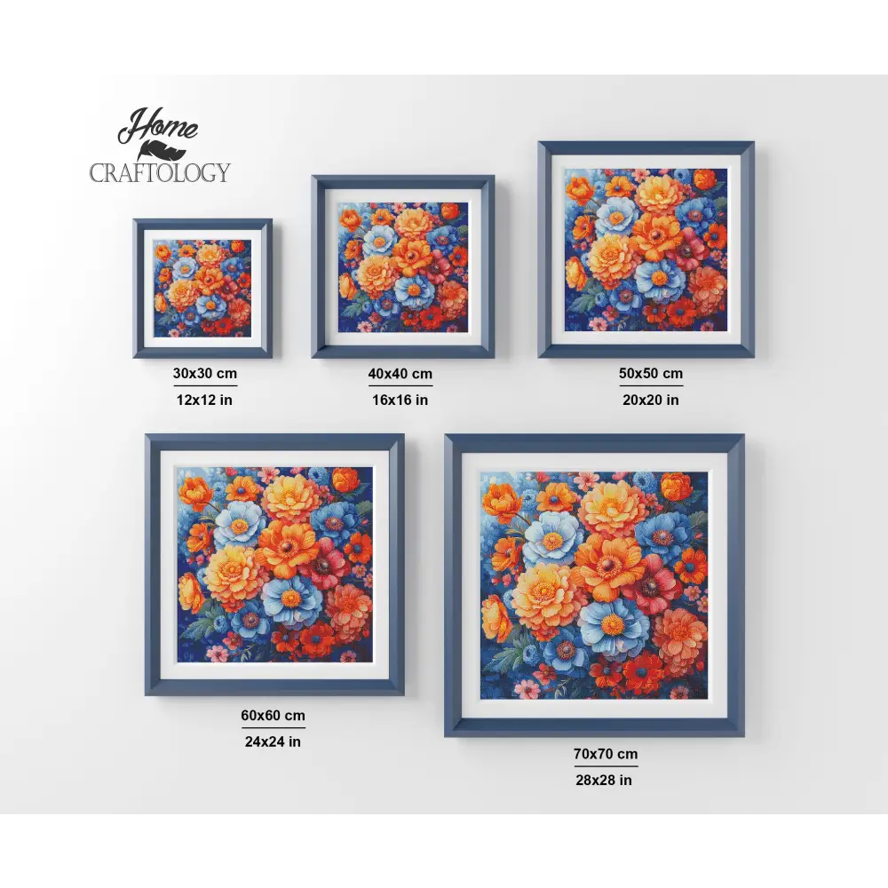 New! Warm and Beautiful Flowers - Exclusive Premium Diamond Painting Kit - Diamond Painting Kit
