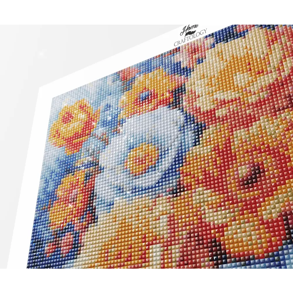 New! Warm and Beautiful Flowers - Exclusive Premium Diamond Painting Kit - Diamond Painting Kit