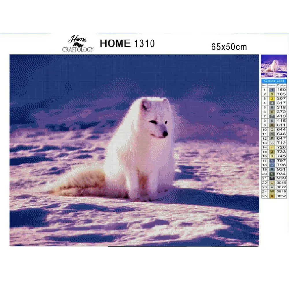 Norway Fox - Diamond Painting Kit - Home Craftology