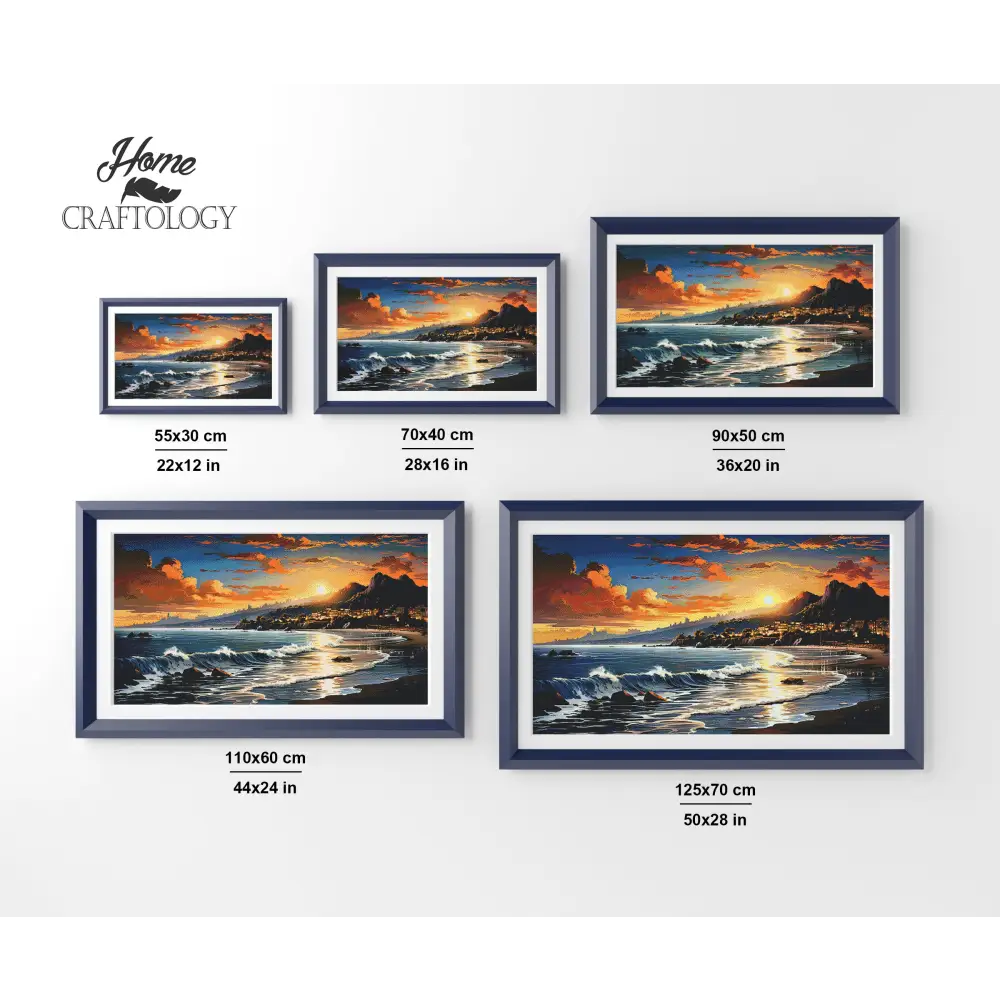 Ocean City - Exclusive Premium Diamond Painting Kit - Diamond Painting Kit