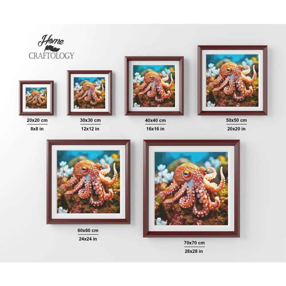 Octopus - Exclusive Premium Diamond Painting Kit - Diamond Painting Kit