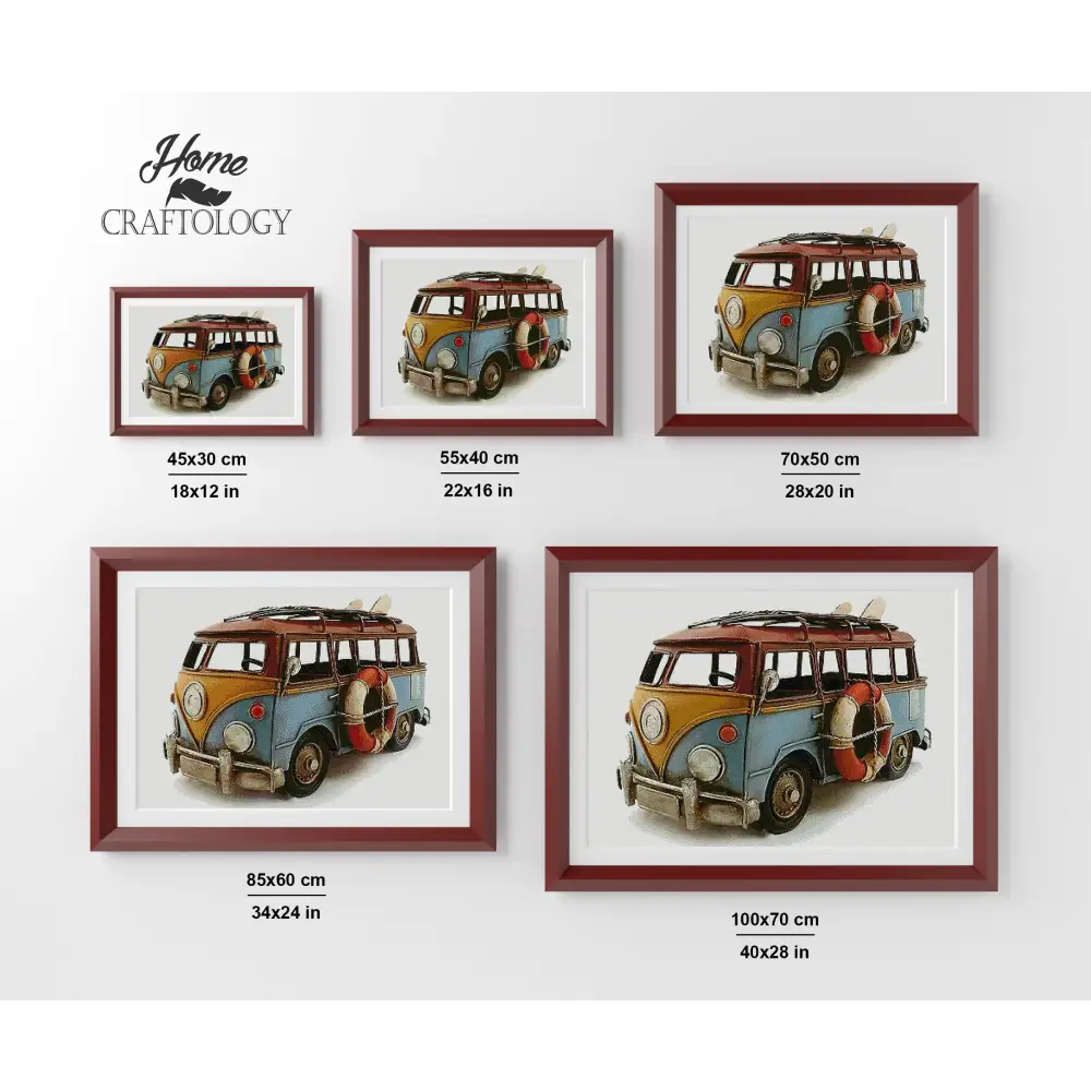 Old Van - Premium Diamond Painting Kit - Diamond Painting Kit