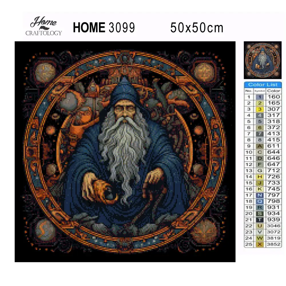 Old Wizard - Exclusive Premium Diamond Painting Kit - Diamond Painting Kit