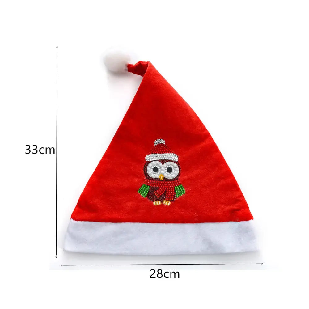 Owl - Christmas Hat - Christmas Hat