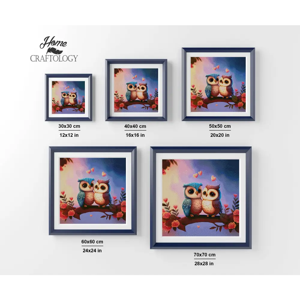Owl Lovers - Premium Diamond Painting Kit - Diamond Painting Kit