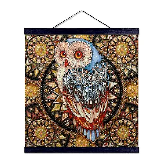 Owl Mandala - Exclusive Premium Diamond Painting Kit - Diamond Painting Kit