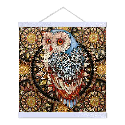 Owl Mandala - Exclusive Premium Diamond Painting Kit - Diamond Painting Kit