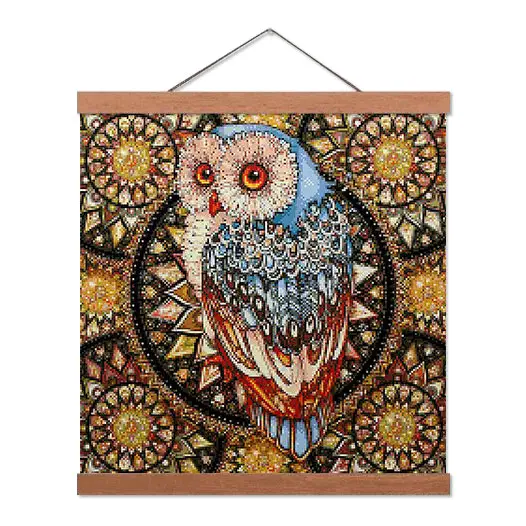 Owl Mandala - Exclusive Premium Diamond Painting Kit - Diamond Painting Kit