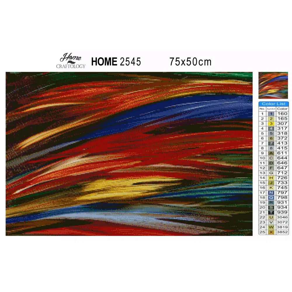Paint Strokes - Premium Diamond Painting Kit - Diamond Painting Kit