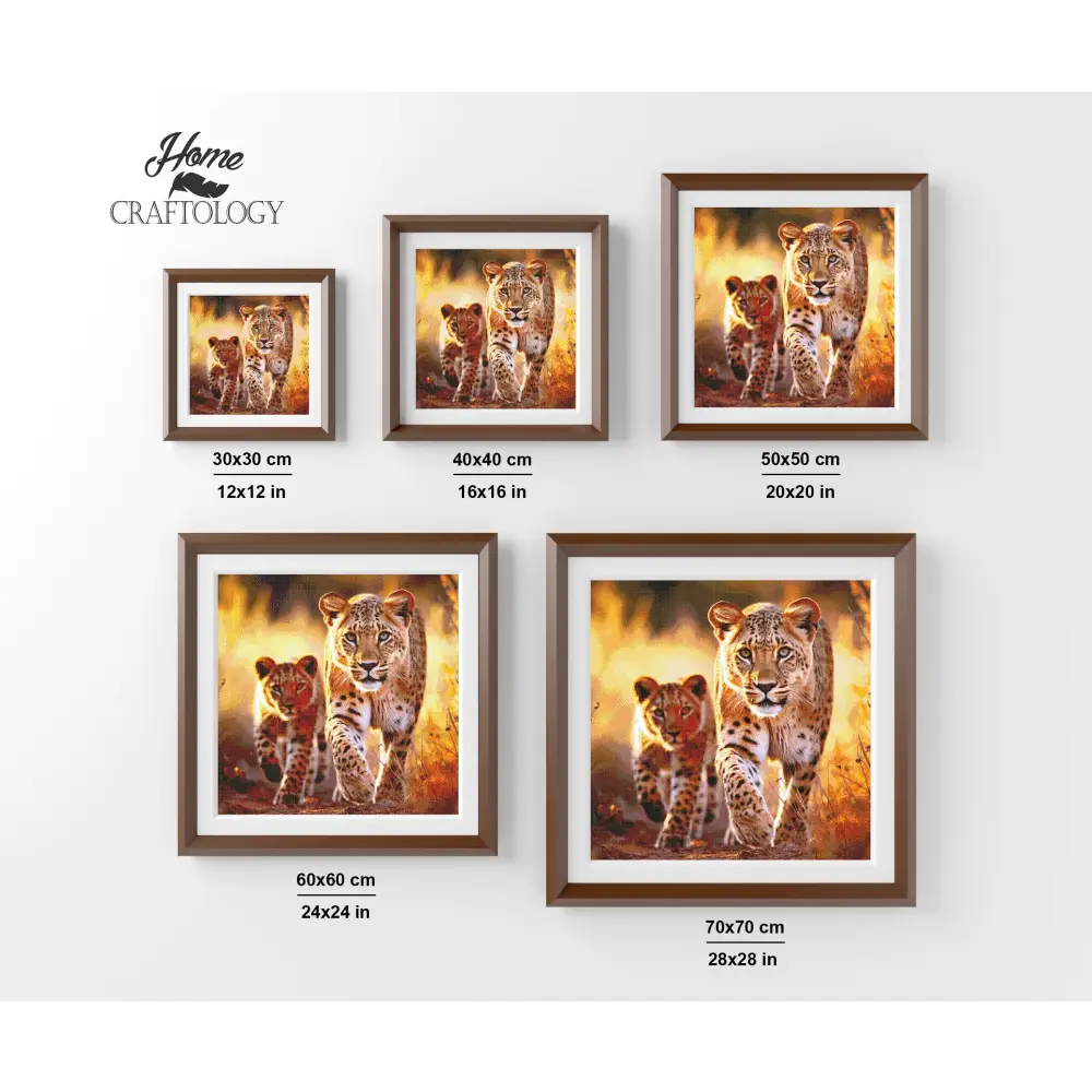 Pair of Leopards - Exclusive Premium Diamond Painting Kit - Diamond Painting Kit