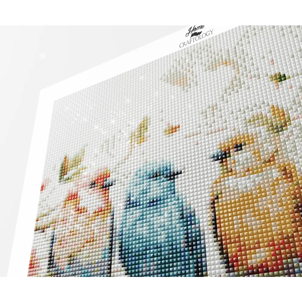 Pairs of Lovebirds - Exclusive Premium Diamond Painting Kit - Diamond Painting Kit