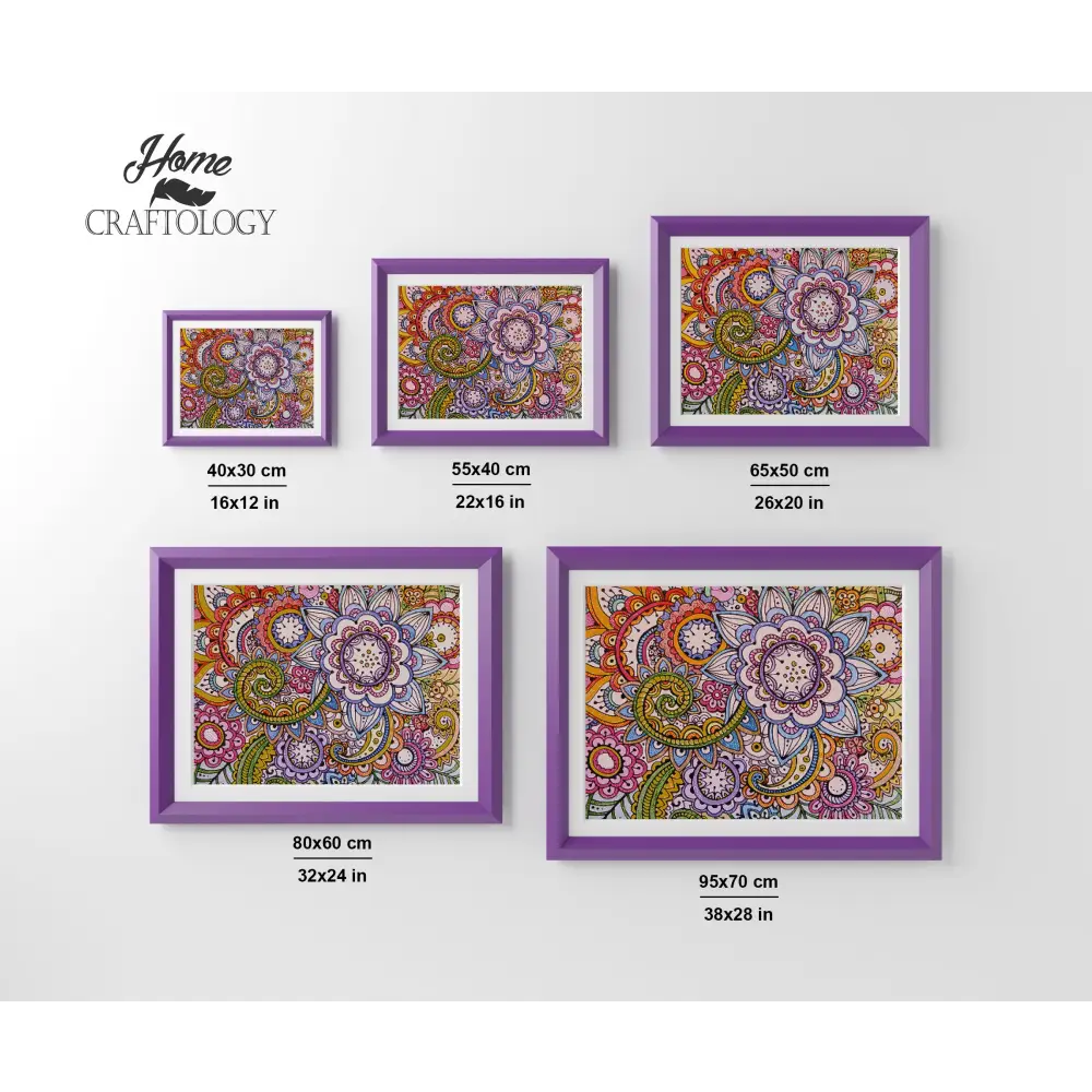 Paisley Mandala - Premium Diamond Painting Kit - Diamond Painting Kit