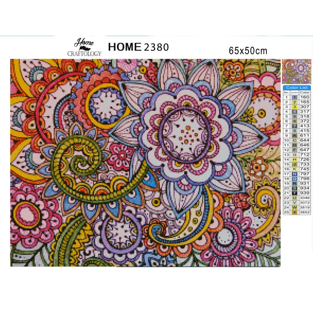 Paisley Mandala - Premium Diamond Painting Kit - Diamond Painting Kit