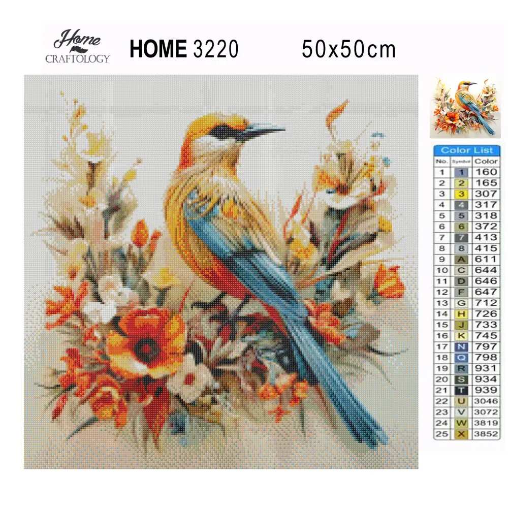 Paradise Bird - Exclusive Premium Diamond Painting Kit - Diamond Painting Kit