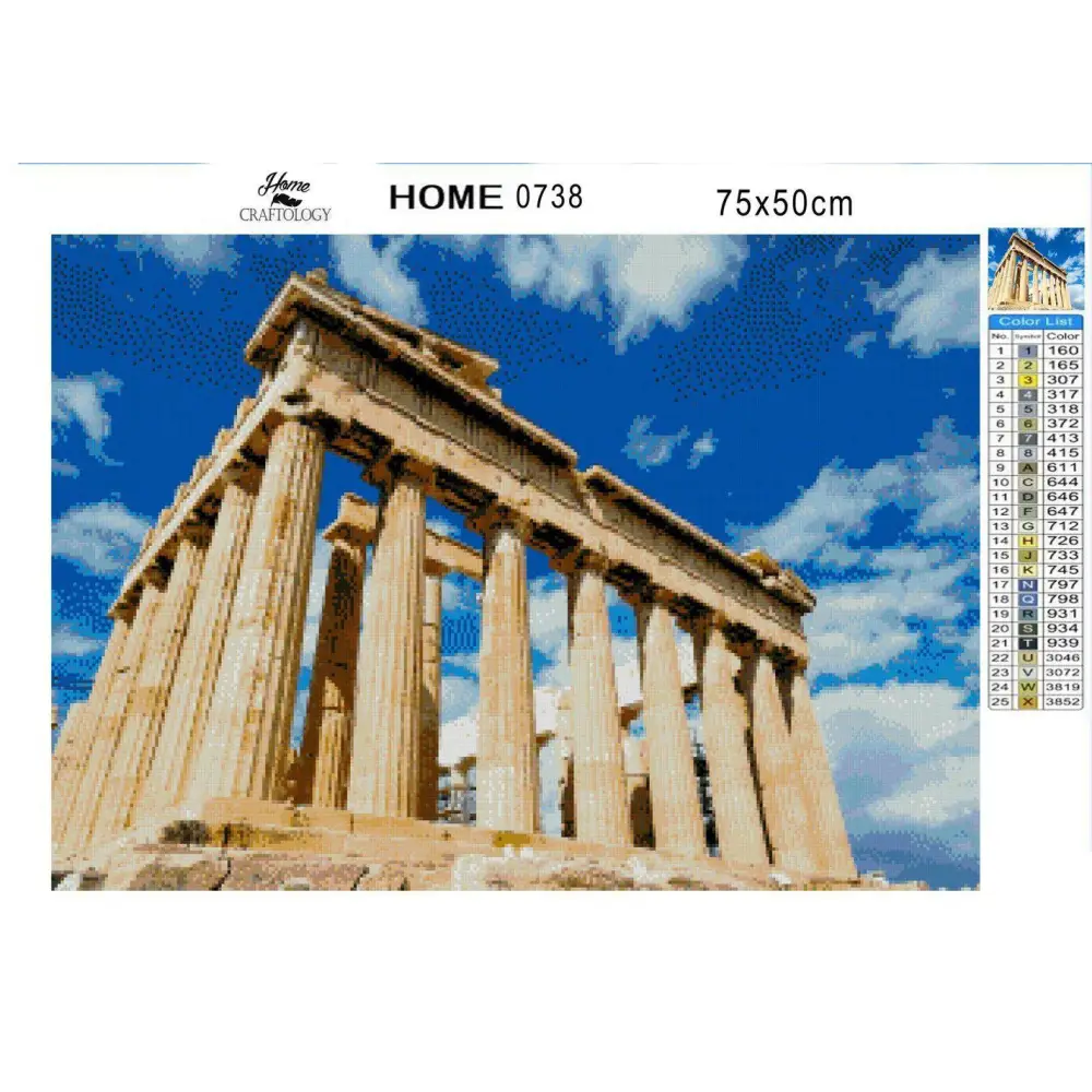 Parthenon - Diamond Painting Kit - Home Craftology