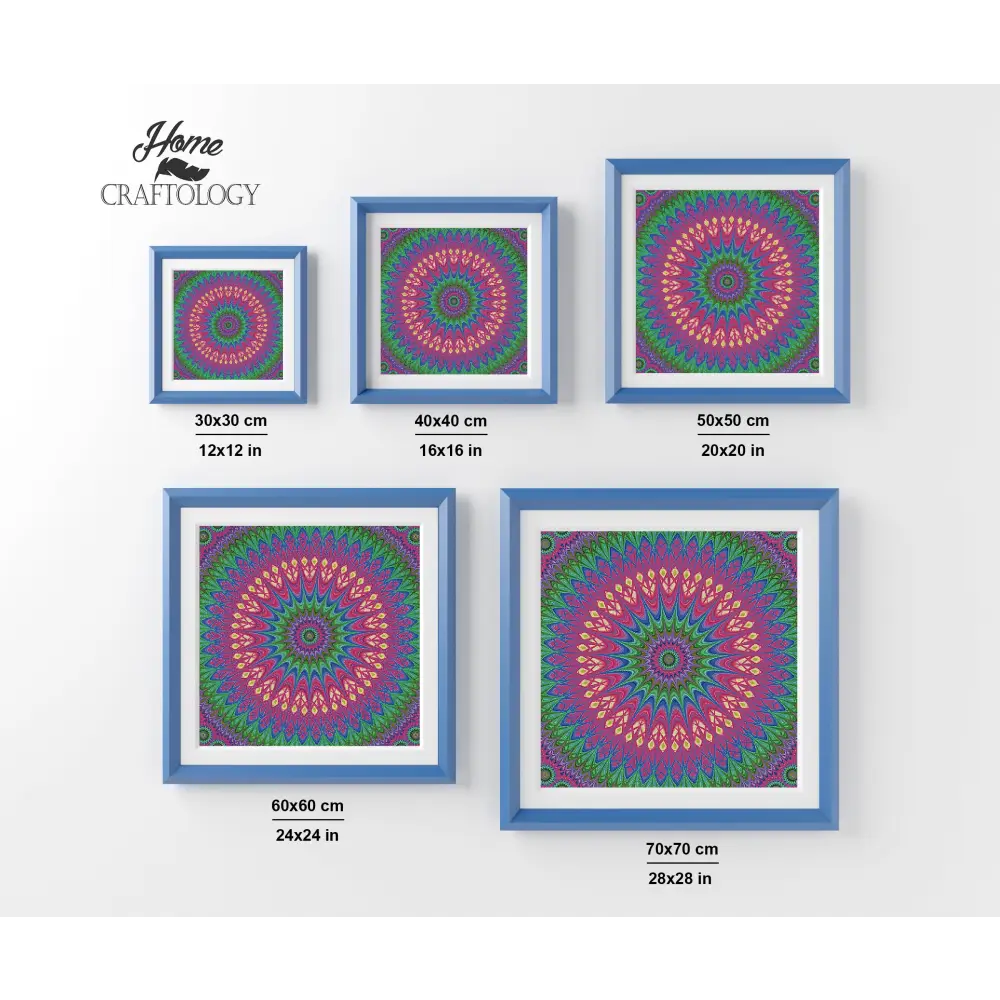 Pastel Mandala - Premium Diamond Painting Kit - Diamond Painting Kit
