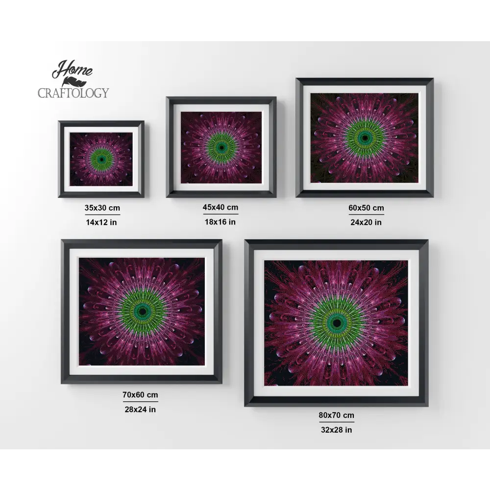 Peacock Mandala - Premium Diamond Painting Kit - Diamond Painting Kit