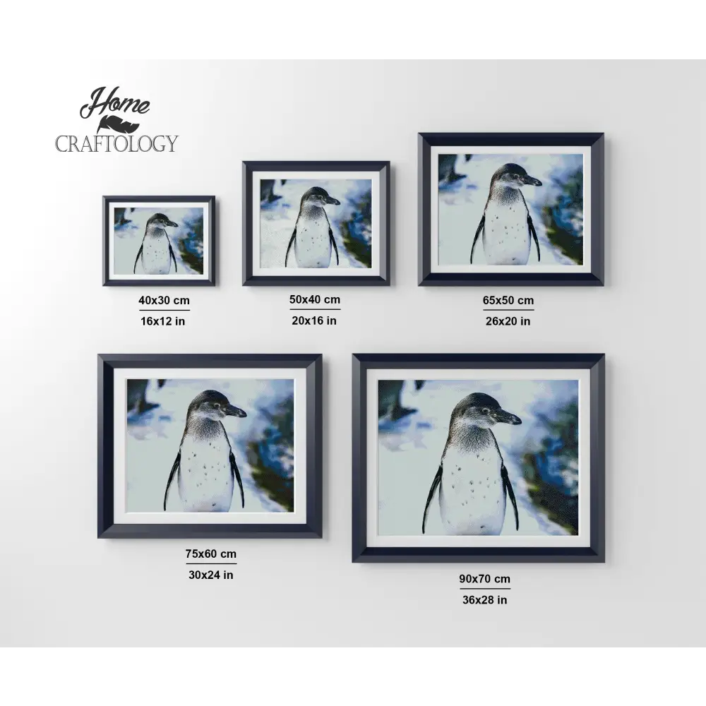 Penguin’s Side View - Premium Diamond Painting Kit - Diamond Painting Kit