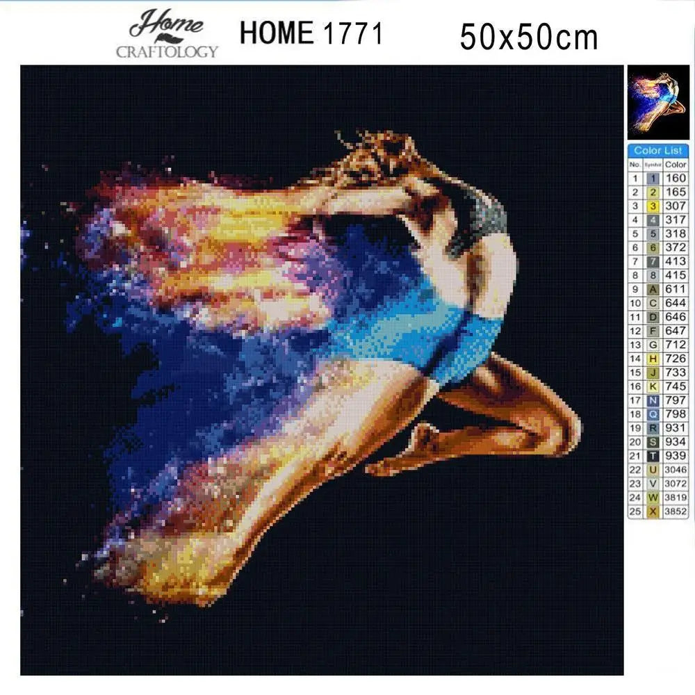 Perfect Jump - Premium Diamond Painting Kit - Diamond Painting Kit