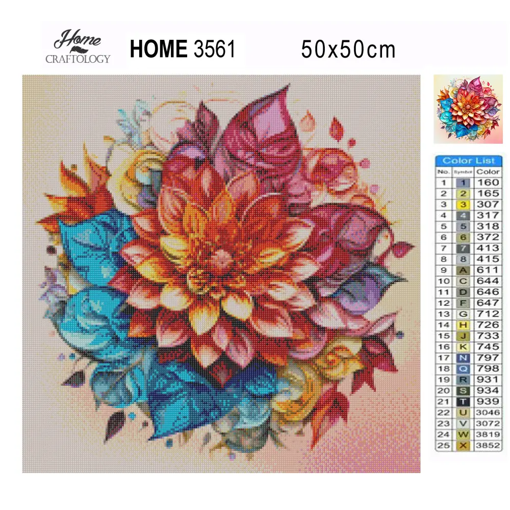 Petal Mandala - Exclusive Premium Diamond Painting Kit - Diamond Painting Kit