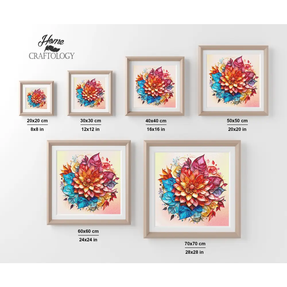Petal Mandala - Exclusive Premium Diamond Painting Kit - Diamond Painting Kit