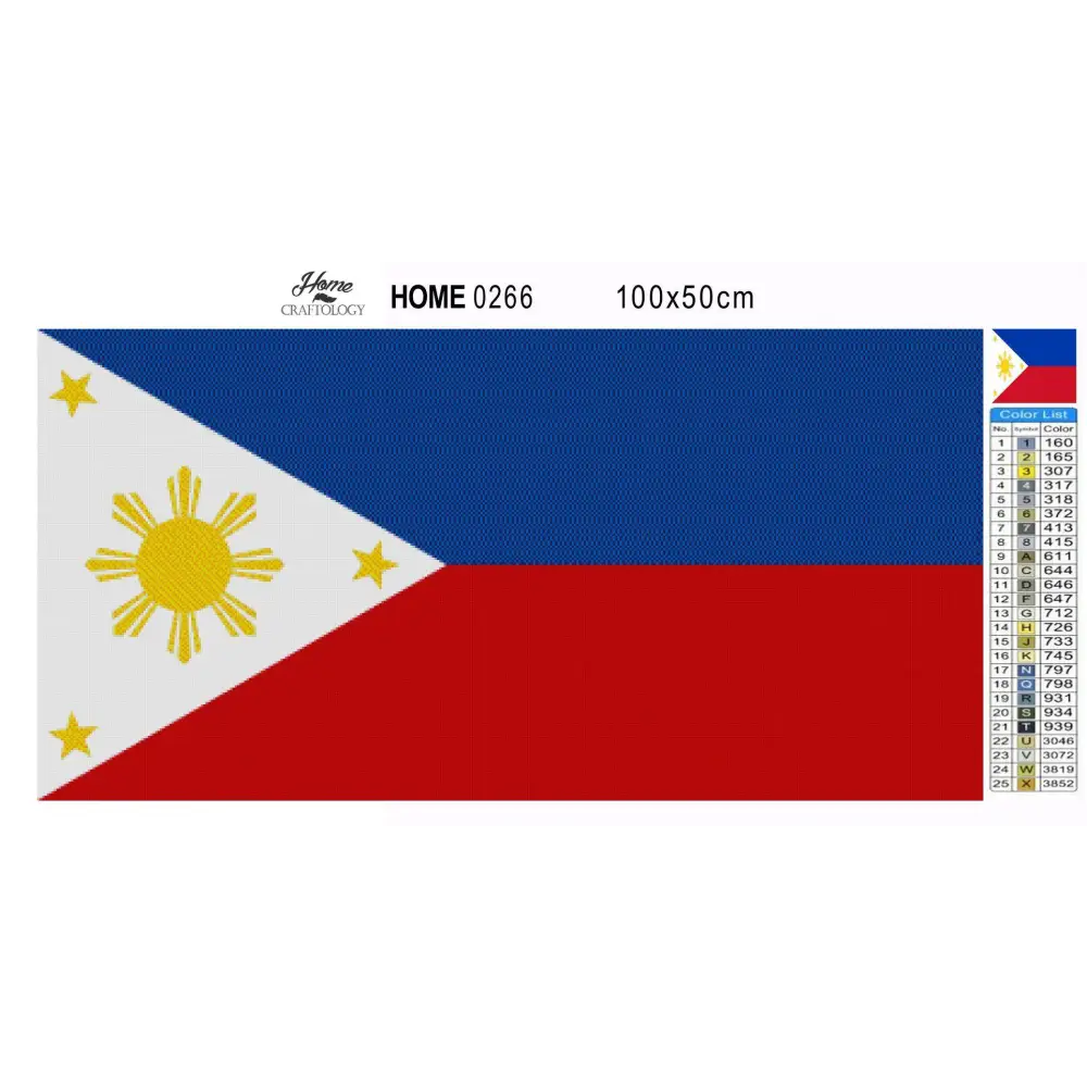 Philippines Flag - Premium Diamond Painting Kit - Diamond Painting Kit
