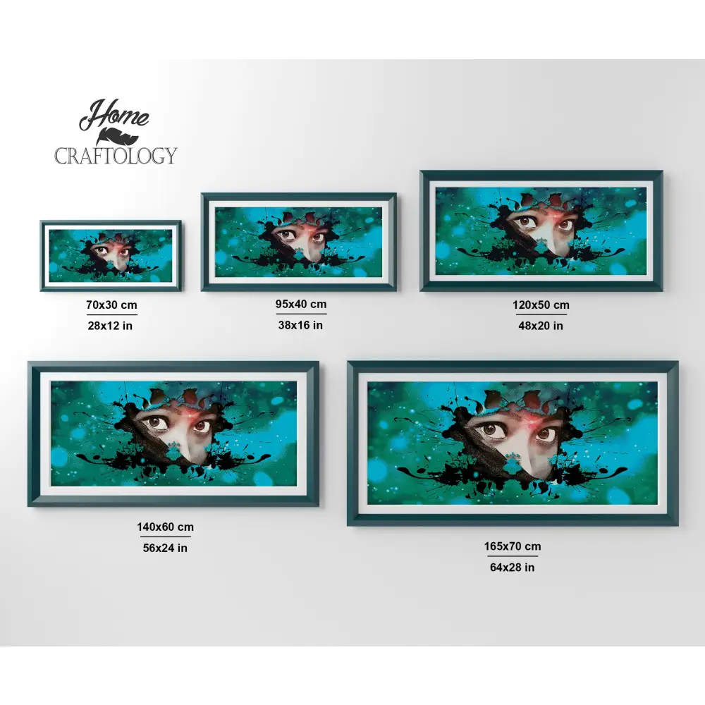 Piercing Eyes - Premium Diamond Painting Kit - Diamond Painting Kit