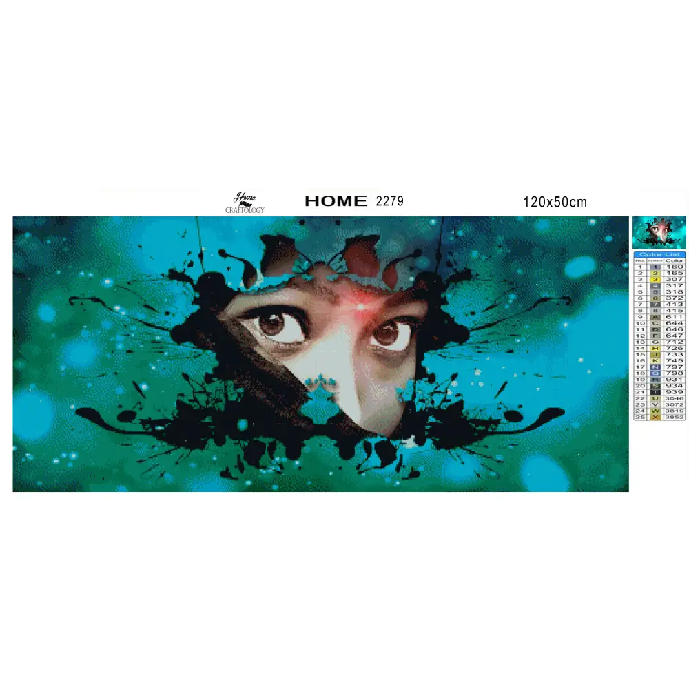 Piercing Eyes - Premium Diamond Painting Kit - Diamond Painting Kit