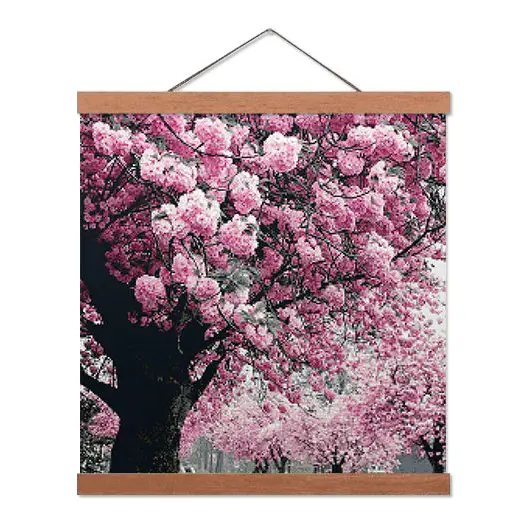 Pink Blossoms - Premium Diamond Painting Kit - Diamond Painting Kit