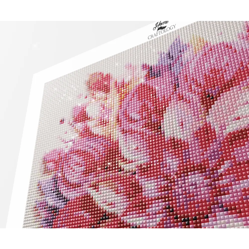Pink Flower Mandala - Exclusive Premium Diamond Painting Kit - Diamond Painting Kit