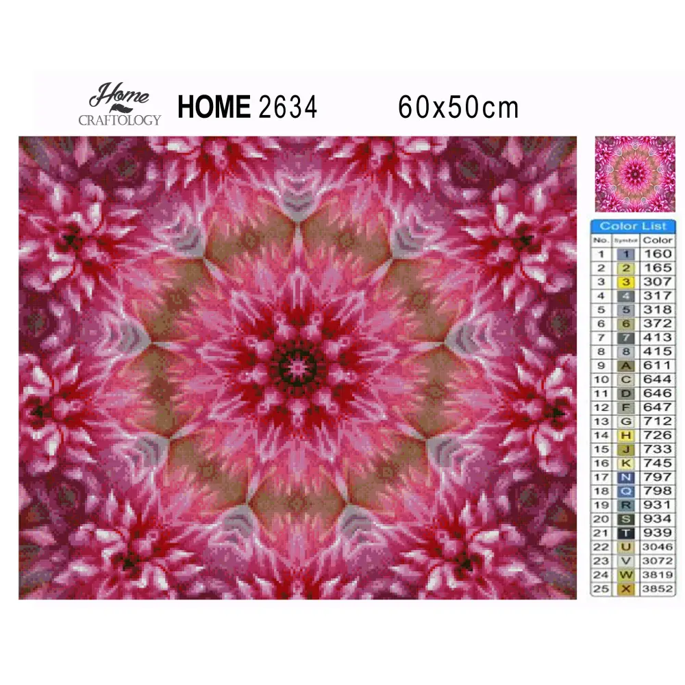 Pink Mandala - Premium Diamond Painting Kit - Diamond Painting Kit