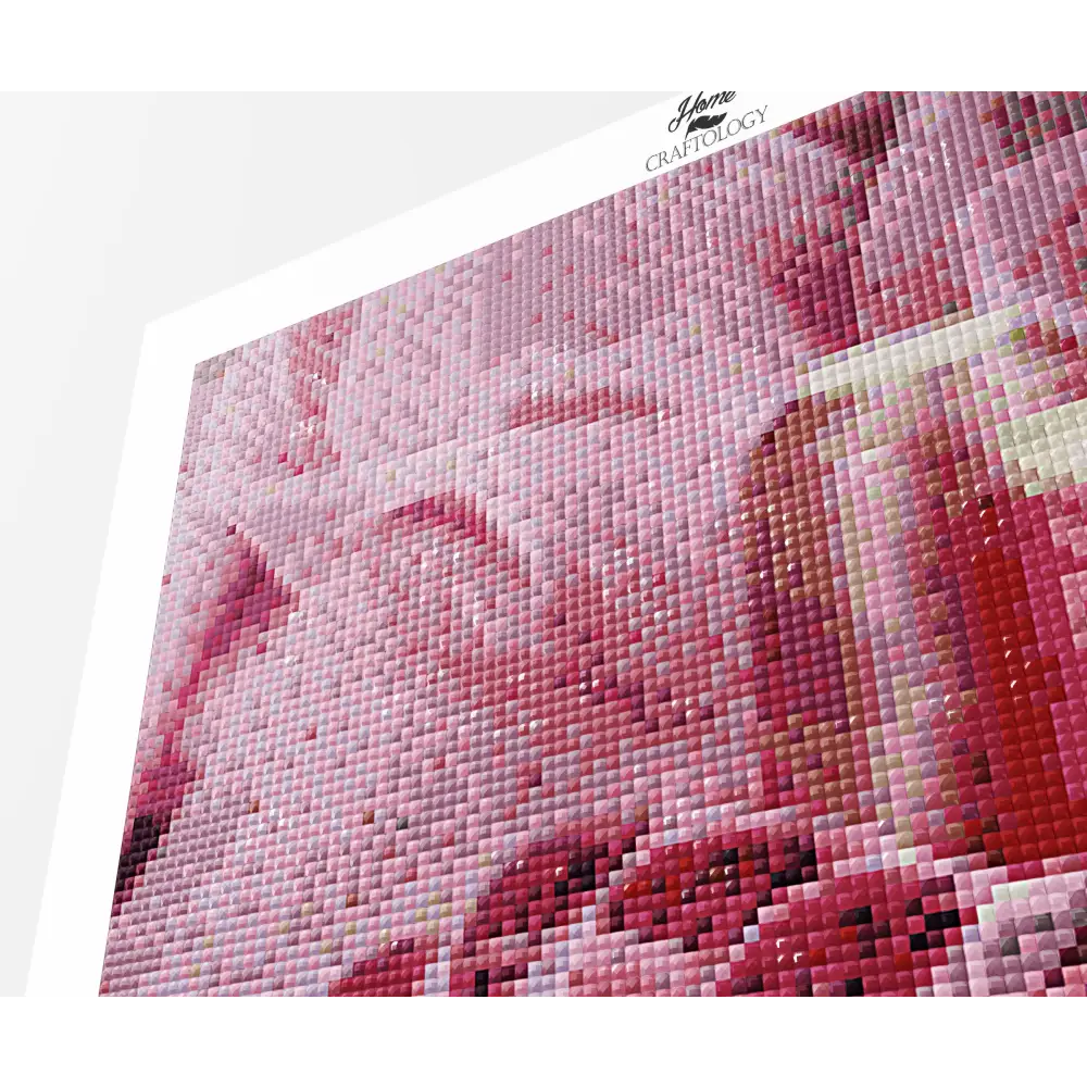 Pink Sewing Materials - Premium Diamond Painting Kit - Diamond Painting Kit