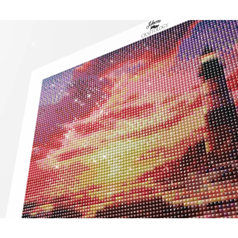 Pink Sky Lighthouse - Exclusive Premium Diamond Painting Kit - Diamond Painting Kit