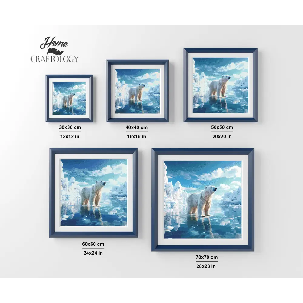 Polar Bear - Exclusive Premium Diamond Painting Kit - Diamond Painting Kit