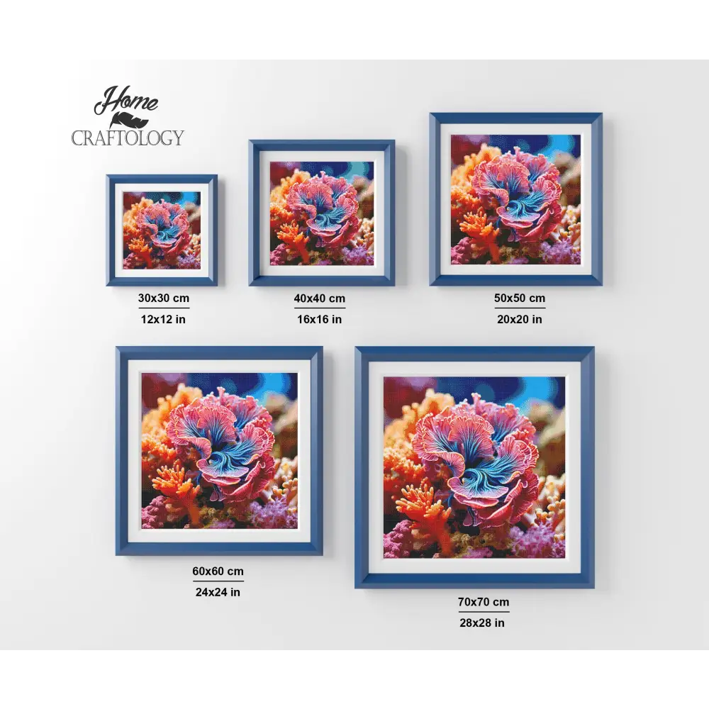 Pretty Corals - Exclusive Premium Diamond Painting Kit - Diamond Painting Kit