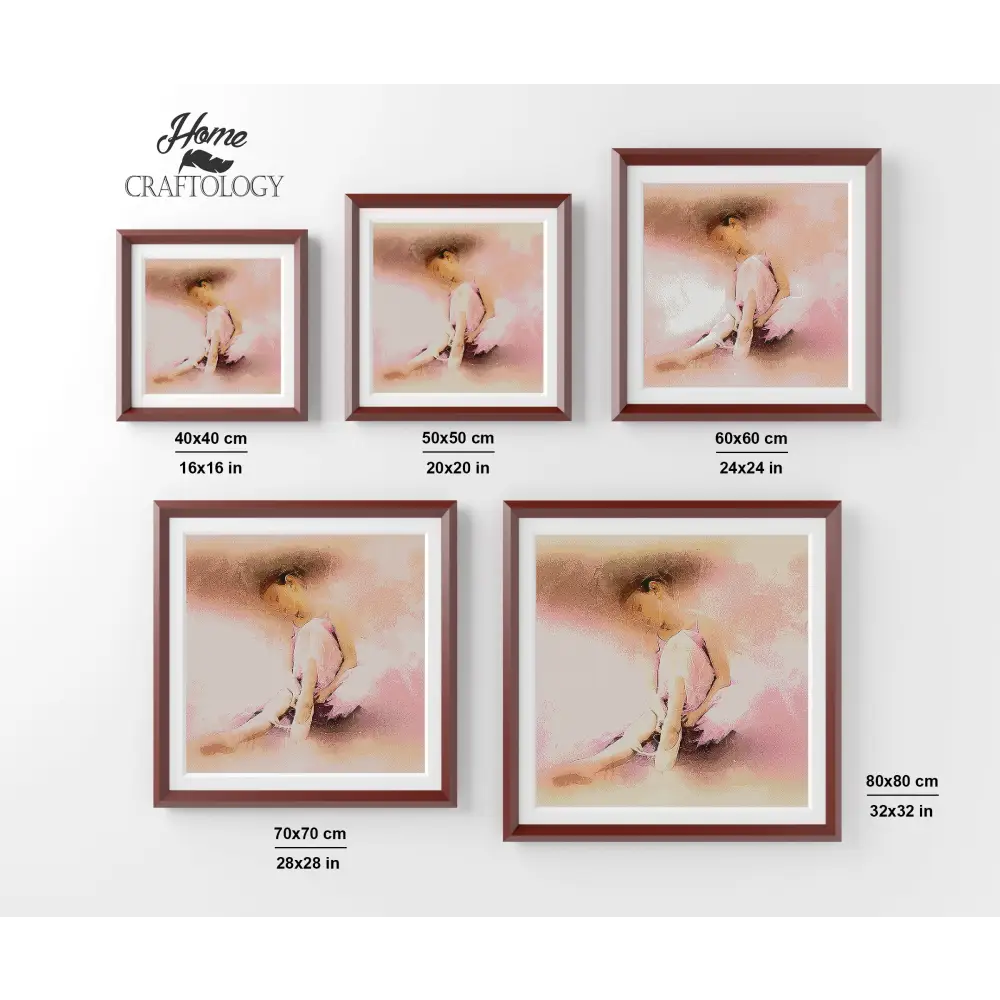 Pretty Little Ballerina - Premium Diamond Painting Kit - Diamond Painting Kit