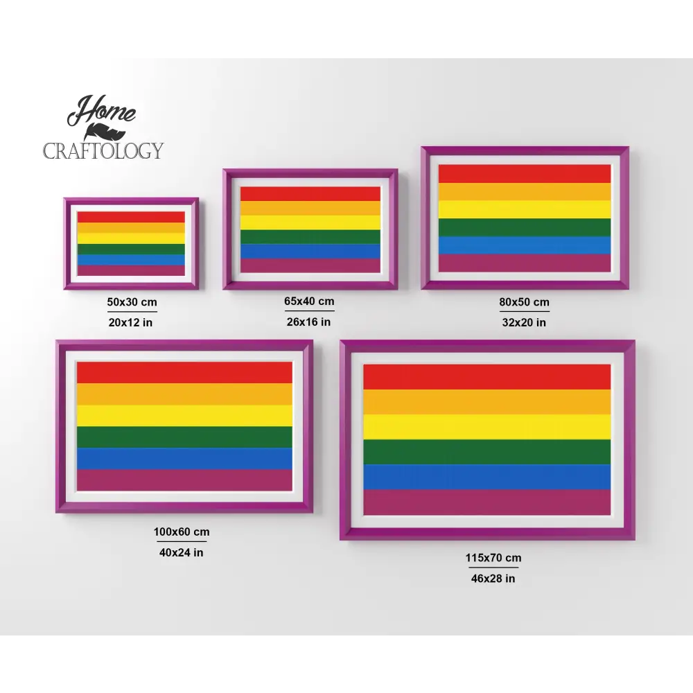 Pride Flag - Premium Diamond Painting Kit - Diamond Painting Kit