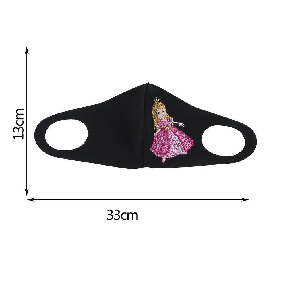 Princess - Diamond Painting Face Mask - Face Mask