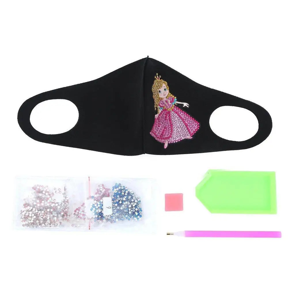 Princess - Diamond Painting Face Mask - Face Mask