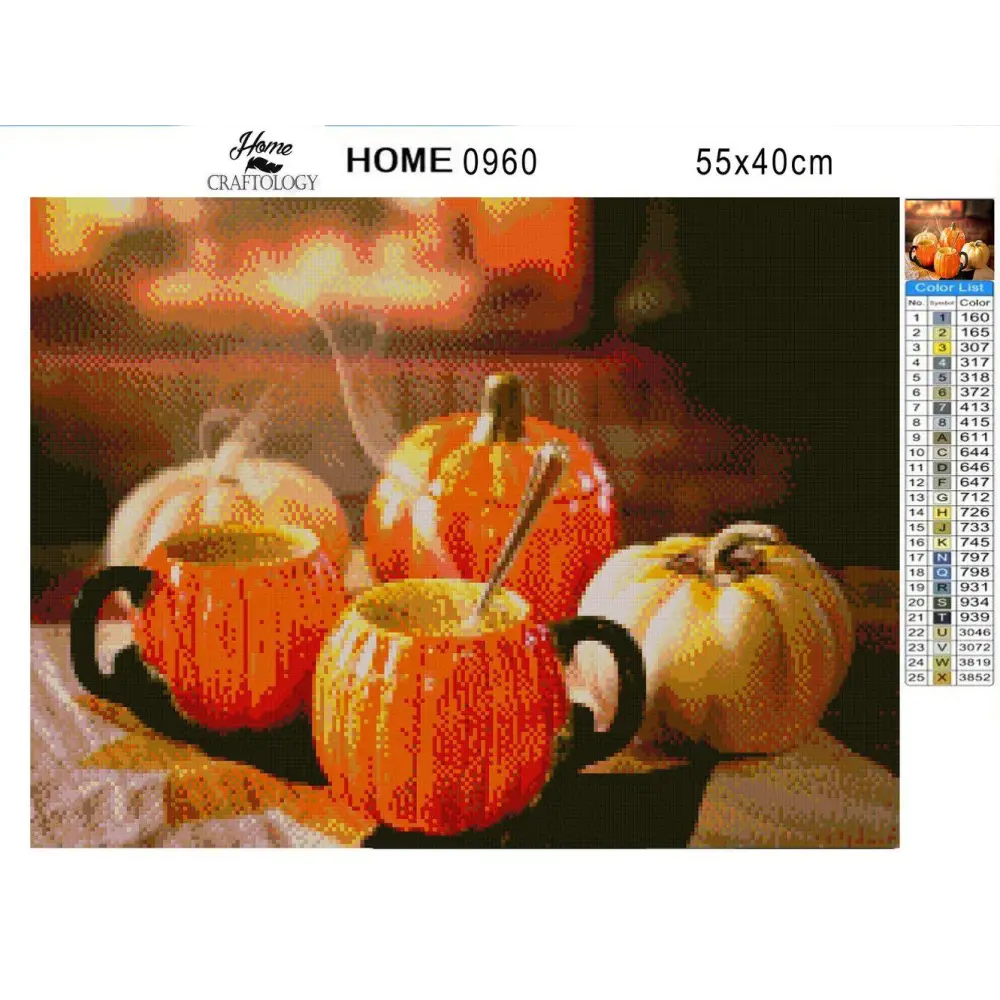 Pumpkin Spice Latte - Diamond Painting Kit - Home Craftology