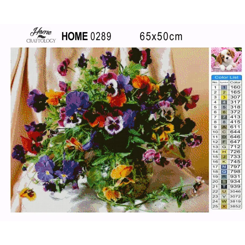 Purple Flowers - Premium Diamond Painting Kit - Diamond Painting Kit