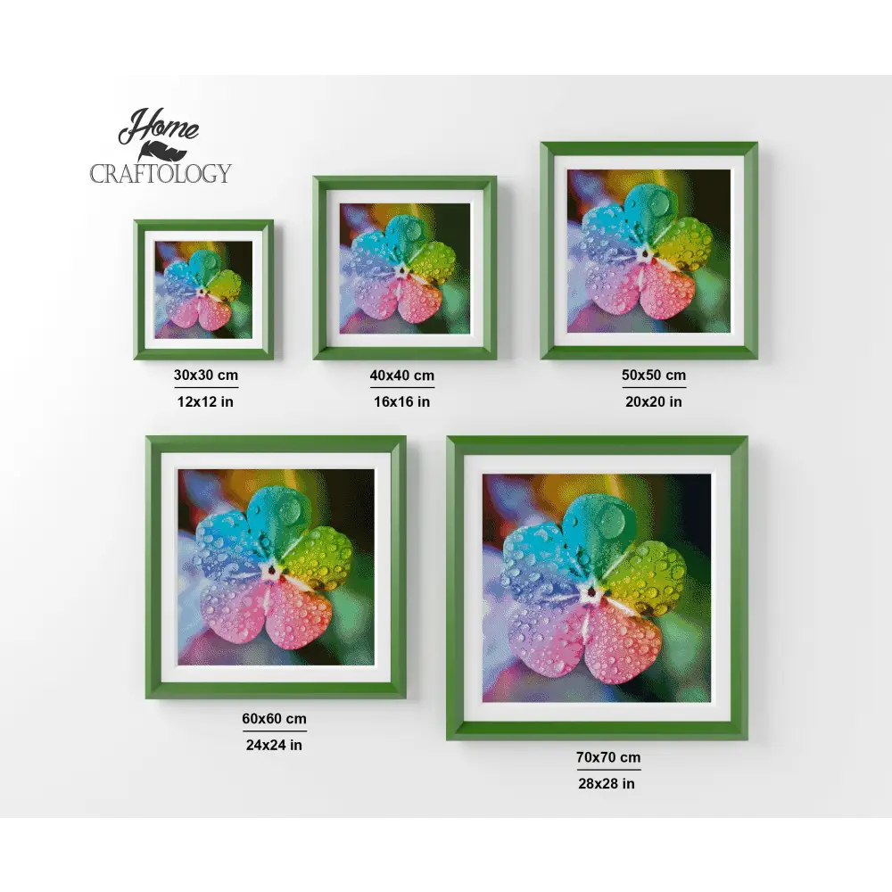 Rainbow Flower - Premium Diamond Painting Kit - Diamond Painting Kit