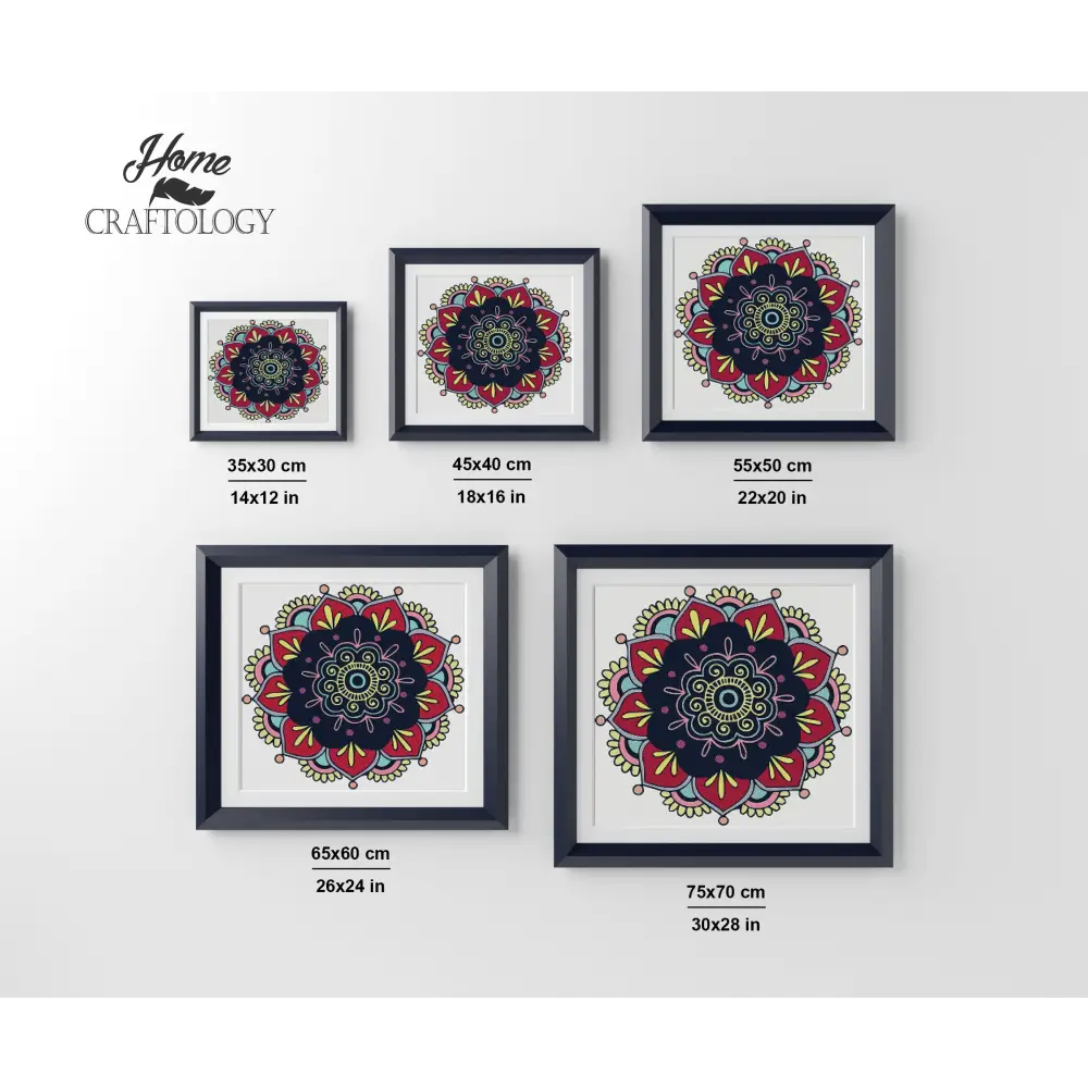 Rangoli - Premium Diamond Painting Kit - Diamond Painting Kit