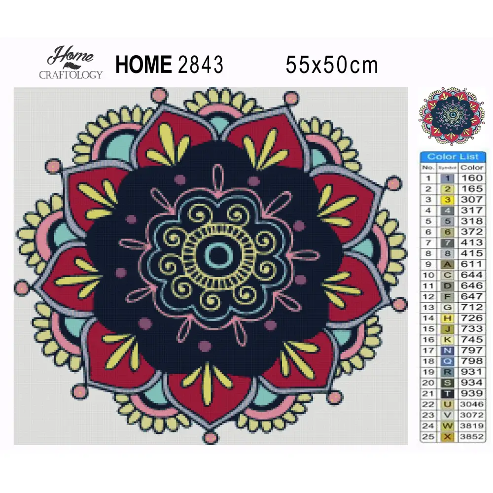 Rangoli - Premium Diamond Painting Kit - Diamond Painting Kit