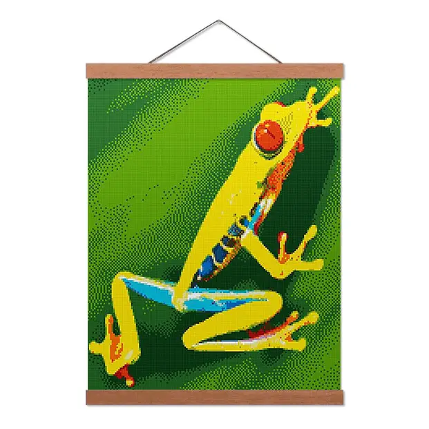 Red Eye Frog - Exclusive Premium Diamond Painting Kit - Diamond Painting Kit