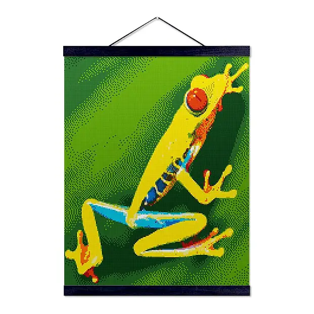 Red Eye Frog - Exclusive Premium Diamond Painting Kit - Diamond Painting Kit