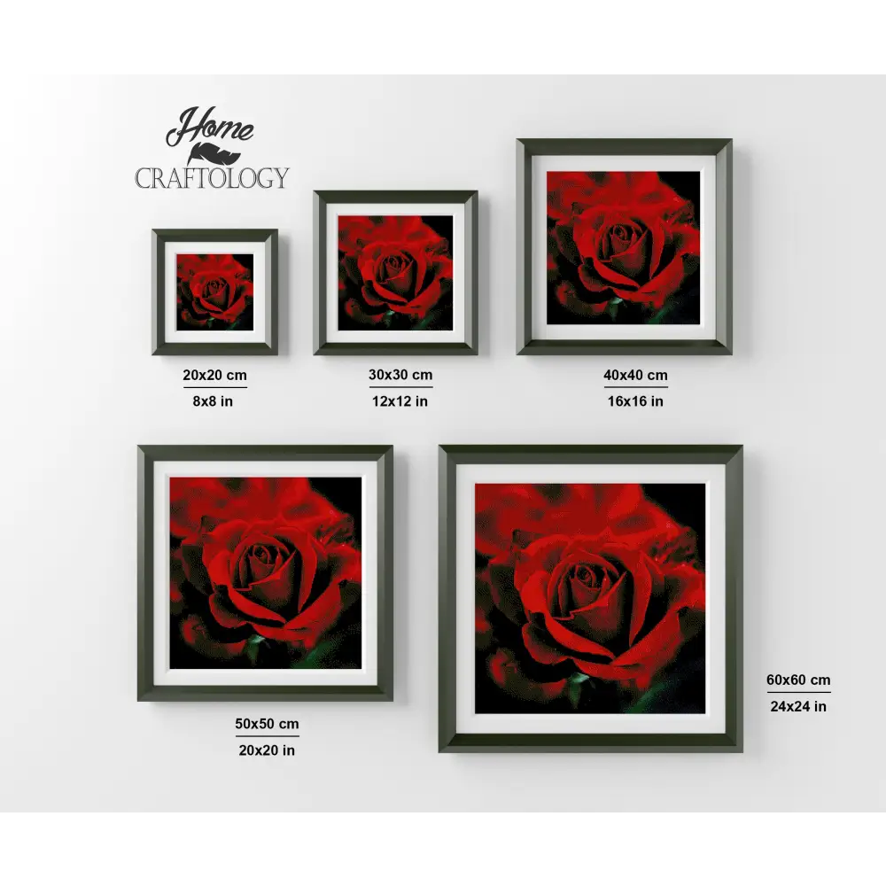 Red Rose - Premium Diamond Painting Kit - Diamond Painting Kit